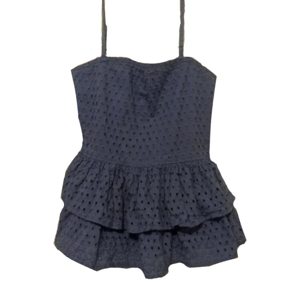Brand New Rebellion Eyelet tank top
